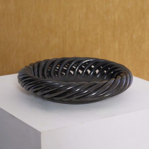 A Woven Edge Ceramic Dish