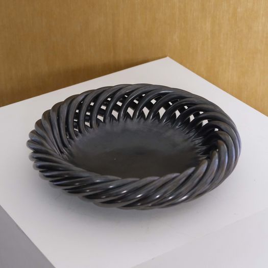 A Woven Edge Ceramic Dish