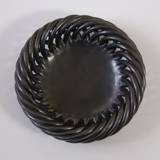 A Woven Edge Ceramic Dish