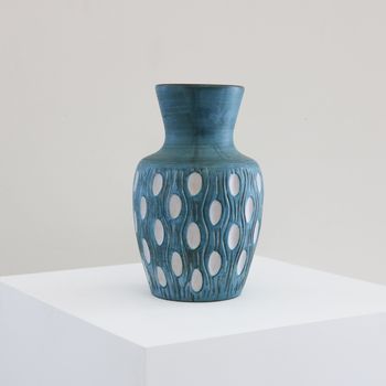 A Blue Pottery Vase