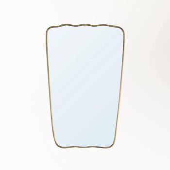 An Italian Brass Mirror