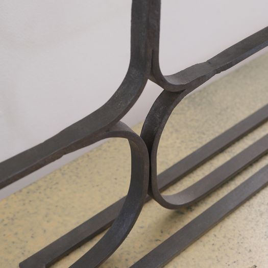 A Wrought Iron Candelabra