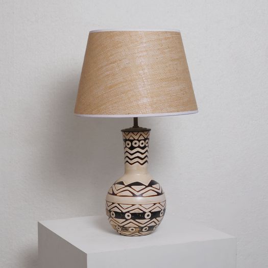 A Peruvian Vase Lamp