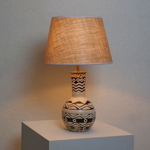A Peruvian Vase Lamp