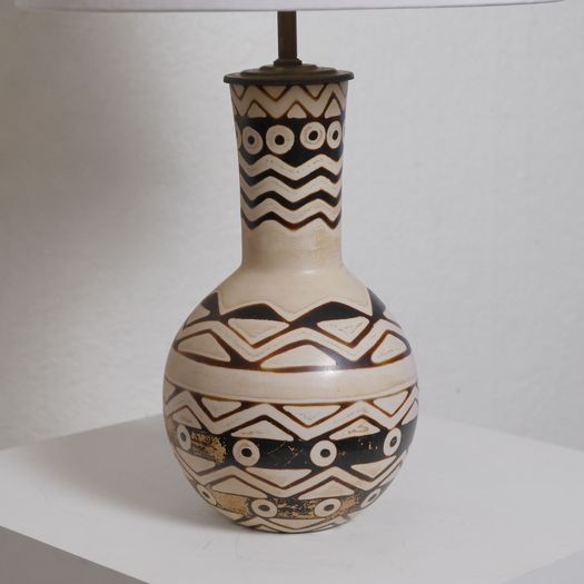 A Peruvian Vase Lamp