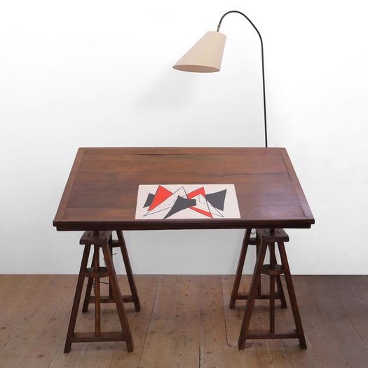 An Oak Architect's Desk