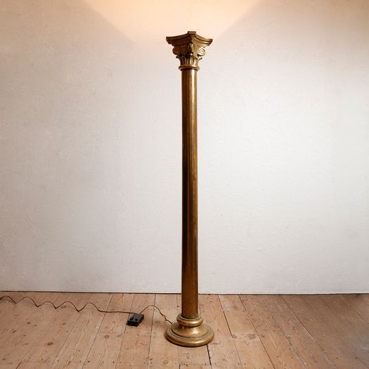A Column Floor Uplighter