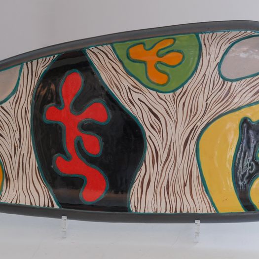 A Large Freeform Dish