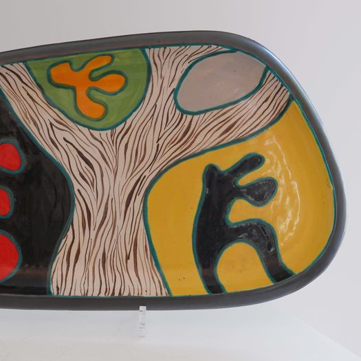 A Large Freeform Dish