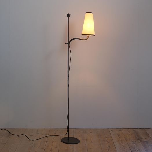 A Sun-finial Floor Lamp
