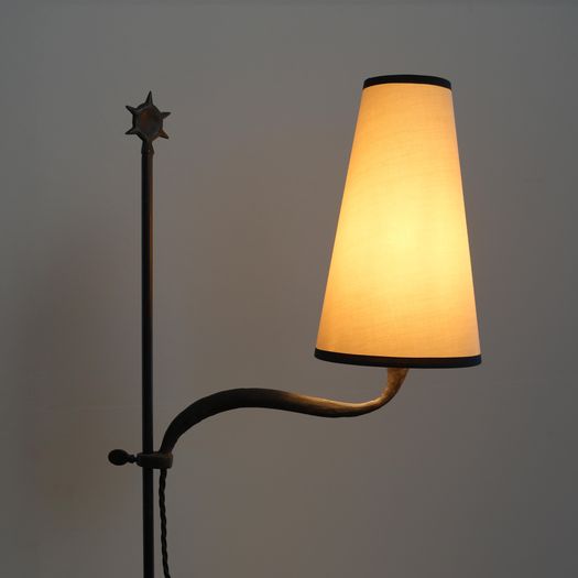 A Sun-finial Floor Lamp