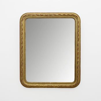 A Wavey Gilt Mirror