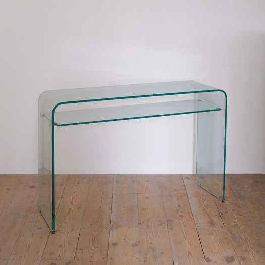 A Glass Console Table