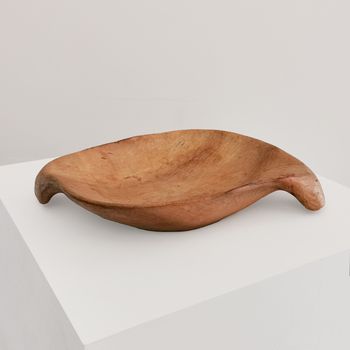 A Hand-carved Wooden Dish