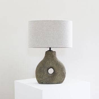 A Granite Table Lamp