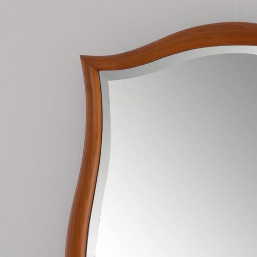 A Wooden, Shapely Mirror