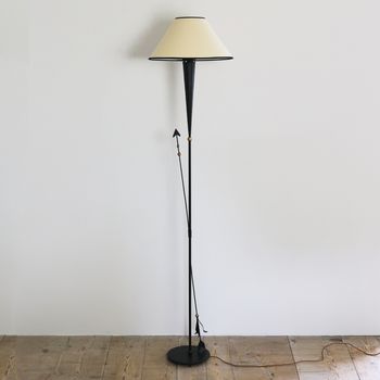 A Black Arrow Floor Lamp