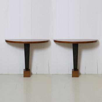 A Pair of Art Deco Console Tables