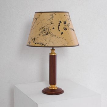 A Leather Table Lamp