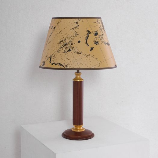 A Leather Table Lamp