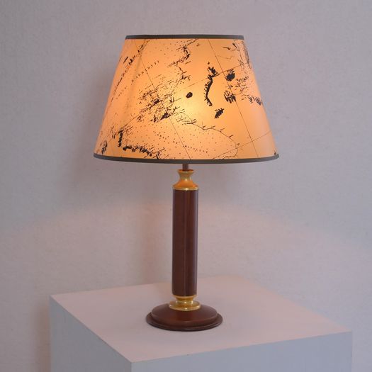 A Leather Table Lamp