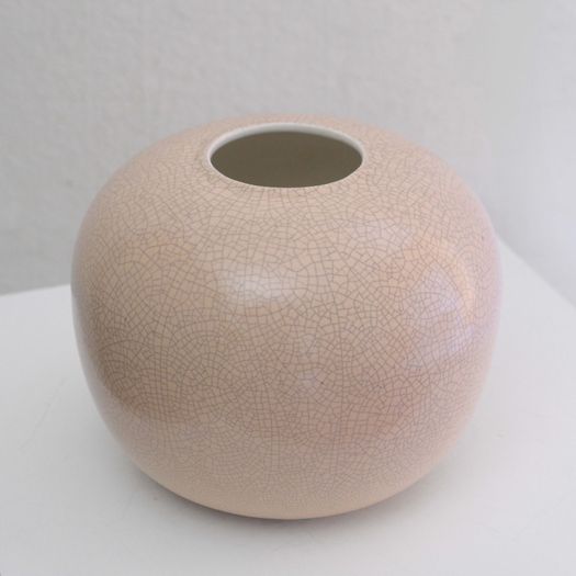 A Light Pink Ball Vase
