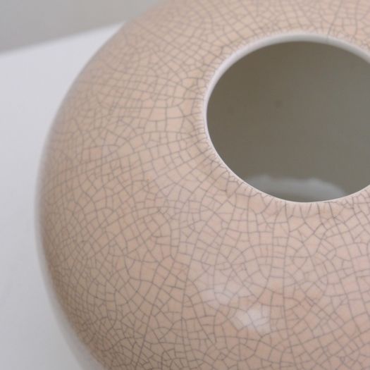 A Light Pink Ball Vase