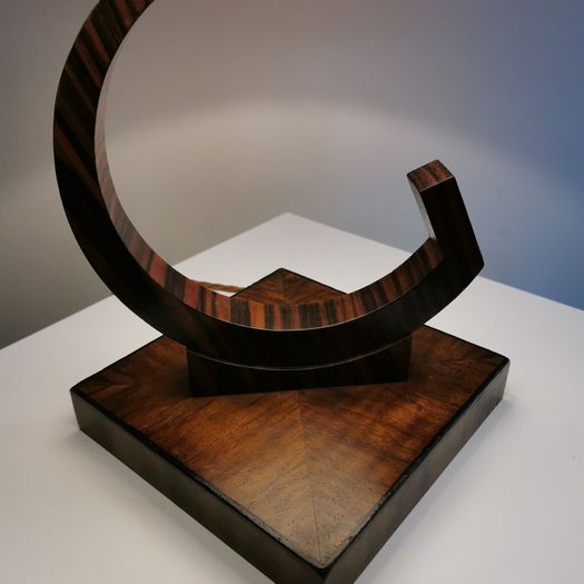 A Macassar Table Lamp