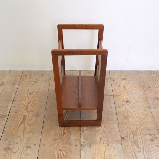 A Wooden Magazine Rack