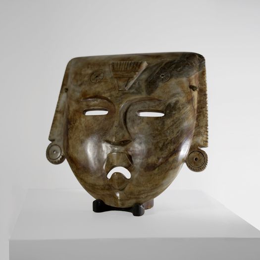 An Aztec Onyx Mask