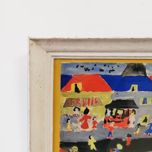 A Naïve Gouache Painting