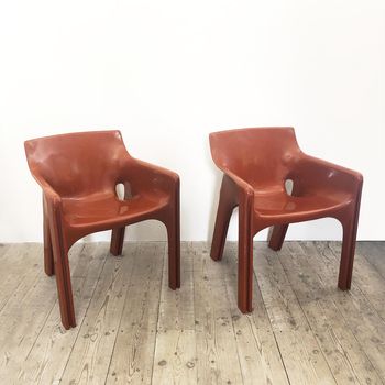 A Pair of Magistretti Armchairs