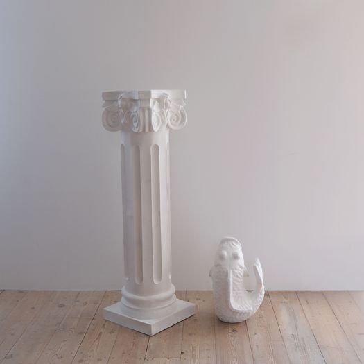 A Pair of Papier Mâché Columns
