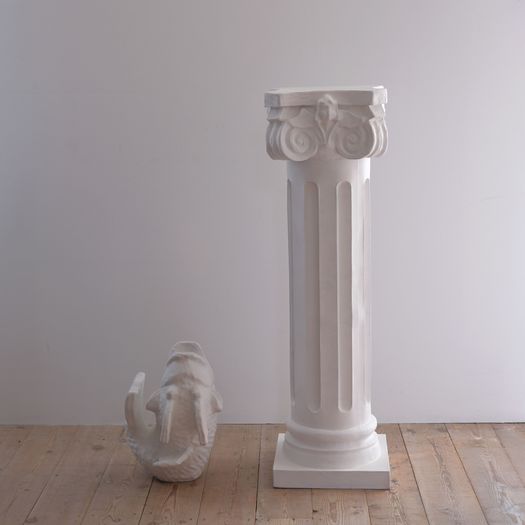 A Pair of Papier Mâché Columns