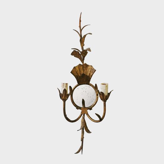 A Pair of Gilt Wall Lights