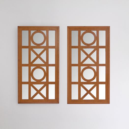 A Pair of Fretwork Mirrors