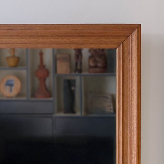 A Pair of Oak Mirrors