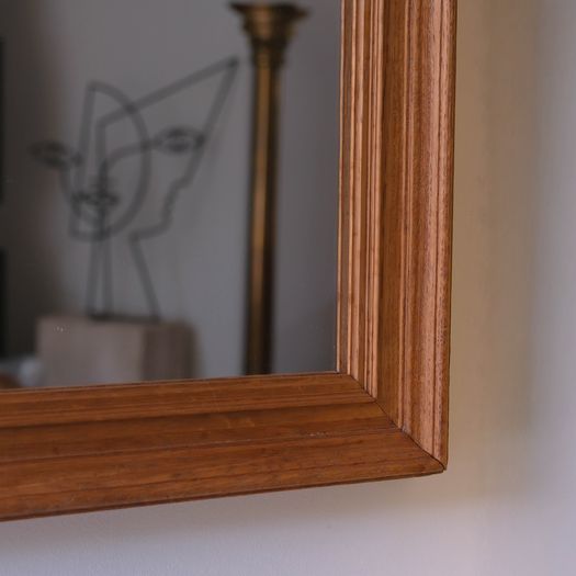 A Pair of Oak Mirrors