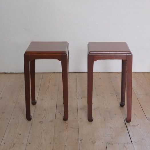 A Pair of Chinese-style Side Tables