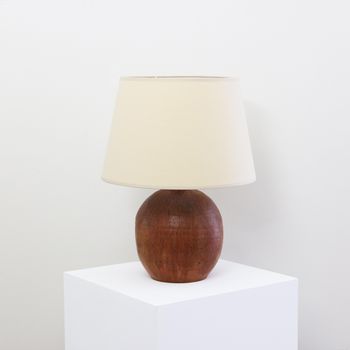 A Terracotta Table Lamp
