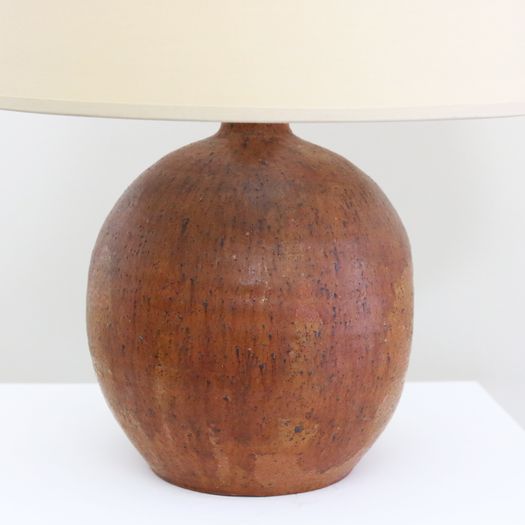 A Terracotta Table Lamp