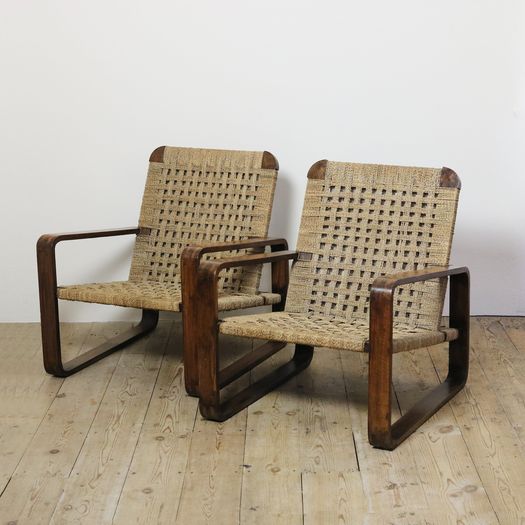 A Pair of Modernist Armchairs