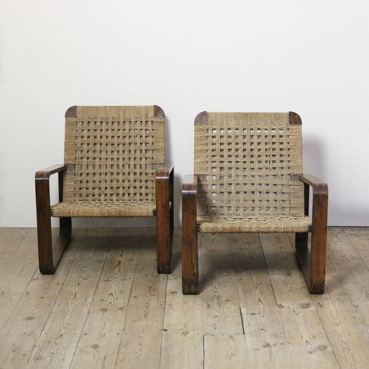 A Pair of Modernist Armchairs