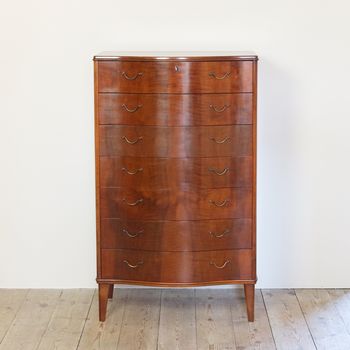 A Walnut Tallboy