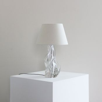 A Glass Table Lamp