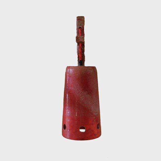A Red Pottery Wall Light