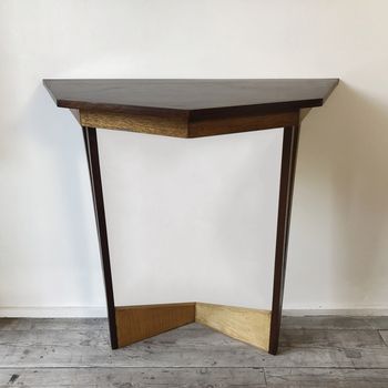 A Semi Octagonal Console Table