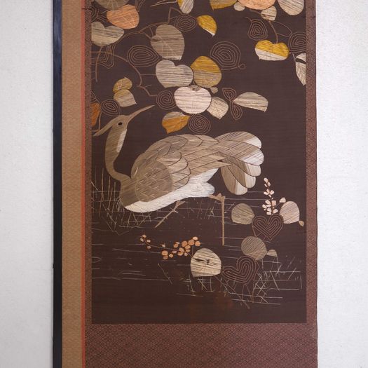 A Set of 6x Japanese Silk Panels