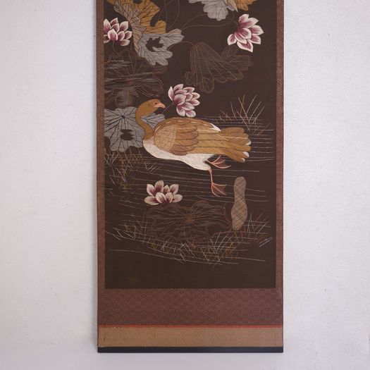 A Set of 6x Japanese Silk Panels