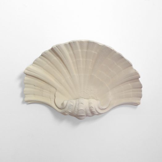 A Plaster Shell Sconce